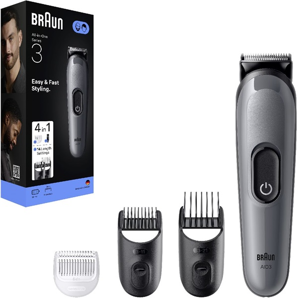 Braun 80789918 tagliacapelli Grigio scuro 21 Nichel-Cadmio (NiCd)