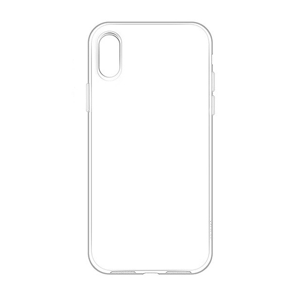 HOCO LIGHT szilikon telefonvédő (ultravékony) FÜSTSZÍNŰ [Apple iPhone XS Max 6.5] (5996457810109)