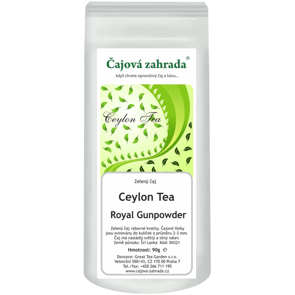 Tea Garden - Ceylon Royal Gunpowder - green tea, 90 g