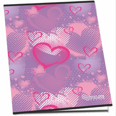 Pulse Girls 52 lapos A4 kockás füzet tűzött (220241)