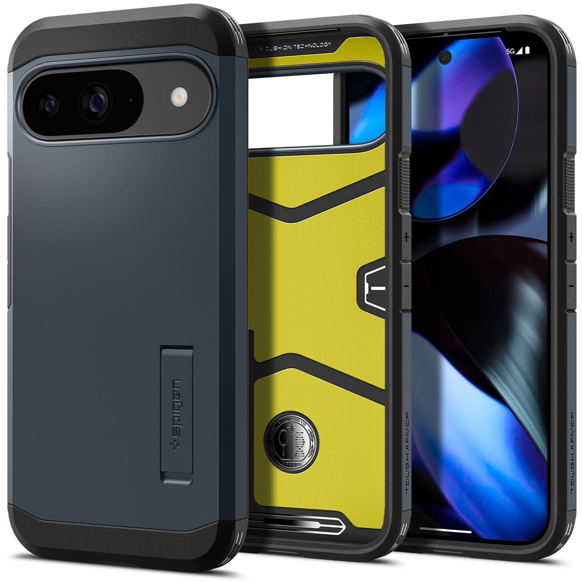 Spigen Tough Armour Metal Slate Google Pixel 9 Pro/Pixel 9 tok (ACS07693)