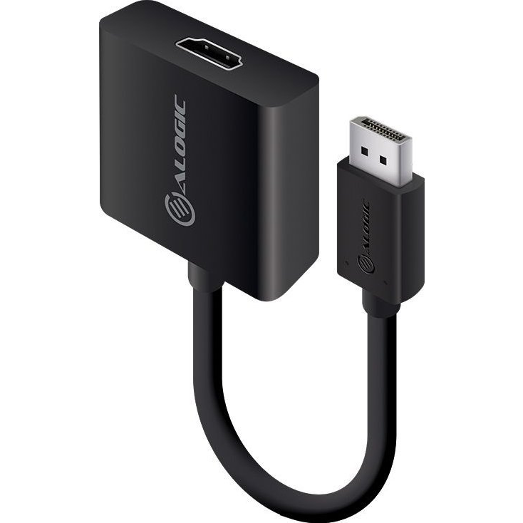 ALOGIC DPLC-HD4KAC video átalakító kábel 0,2 M DisplayPort HDMI Fekete (DPLC-HD4KAC)