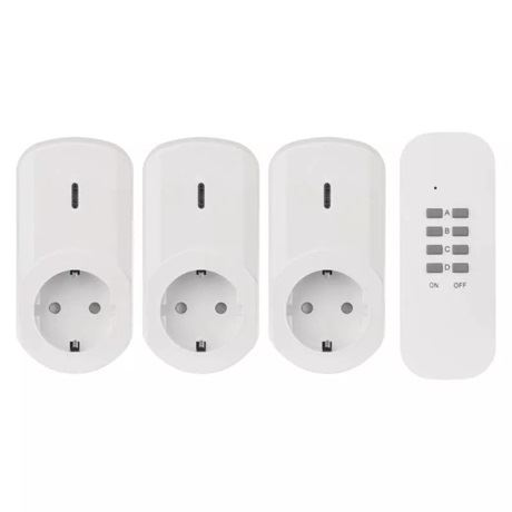 EMOS SCHUKO távirányítású aljzat fehér (P0069) (P0069)