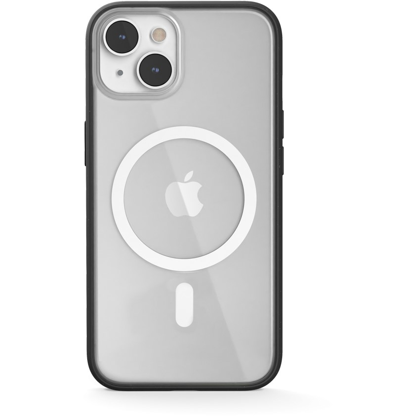 Woodcessories Clear Apple iPhone 14 MagSafe Tok - Fekete/Átlátszó (ECO637)