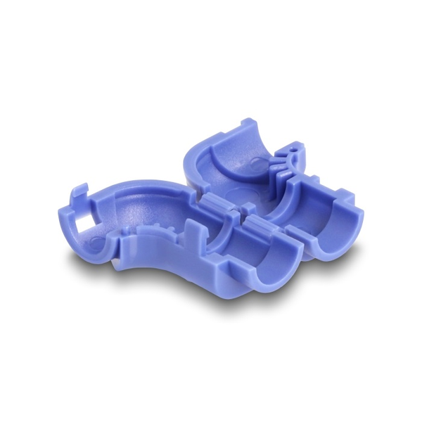 Delock Kabel Clips zum Abwinkeln 8 Stück blau