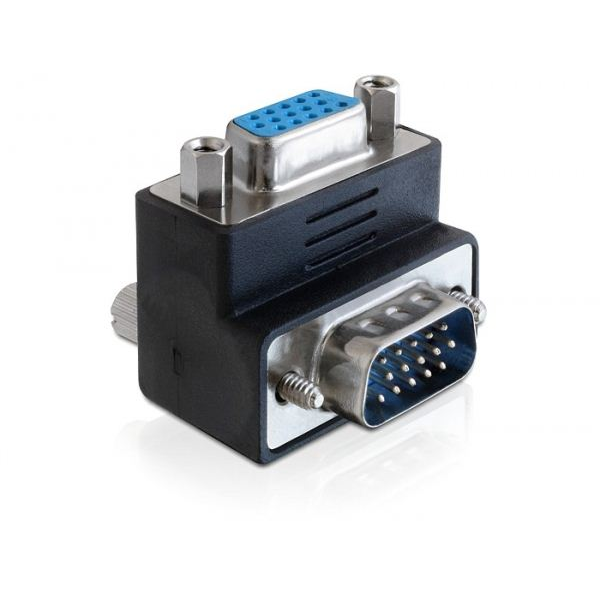 Delock DL65247 VGA male / female 270°-kal elforgatott adapter (DL65247)