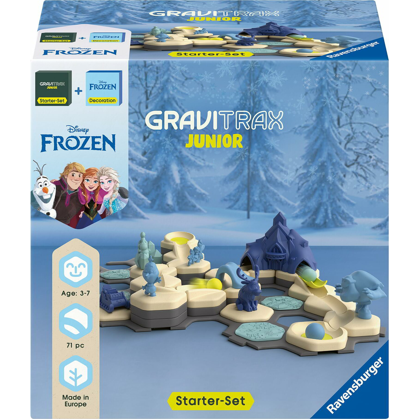 Ravensburger GraviTrax Junior Jégvarázs Golyópálya kezdő készlet (73385)