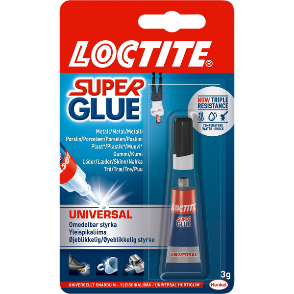 Kleber Loctite® Super Glue Zweitkleber 3g/Tube
