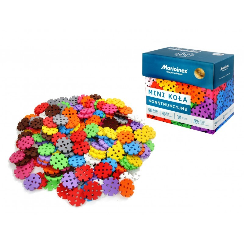 Marioinex Waffle Mini Kerekek 200 darabos építő készlet (904121)