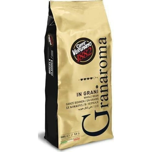 Kávé, pörkölt, szemes, 1000 g, CAFFÉ VERGNANO "Granaroma"