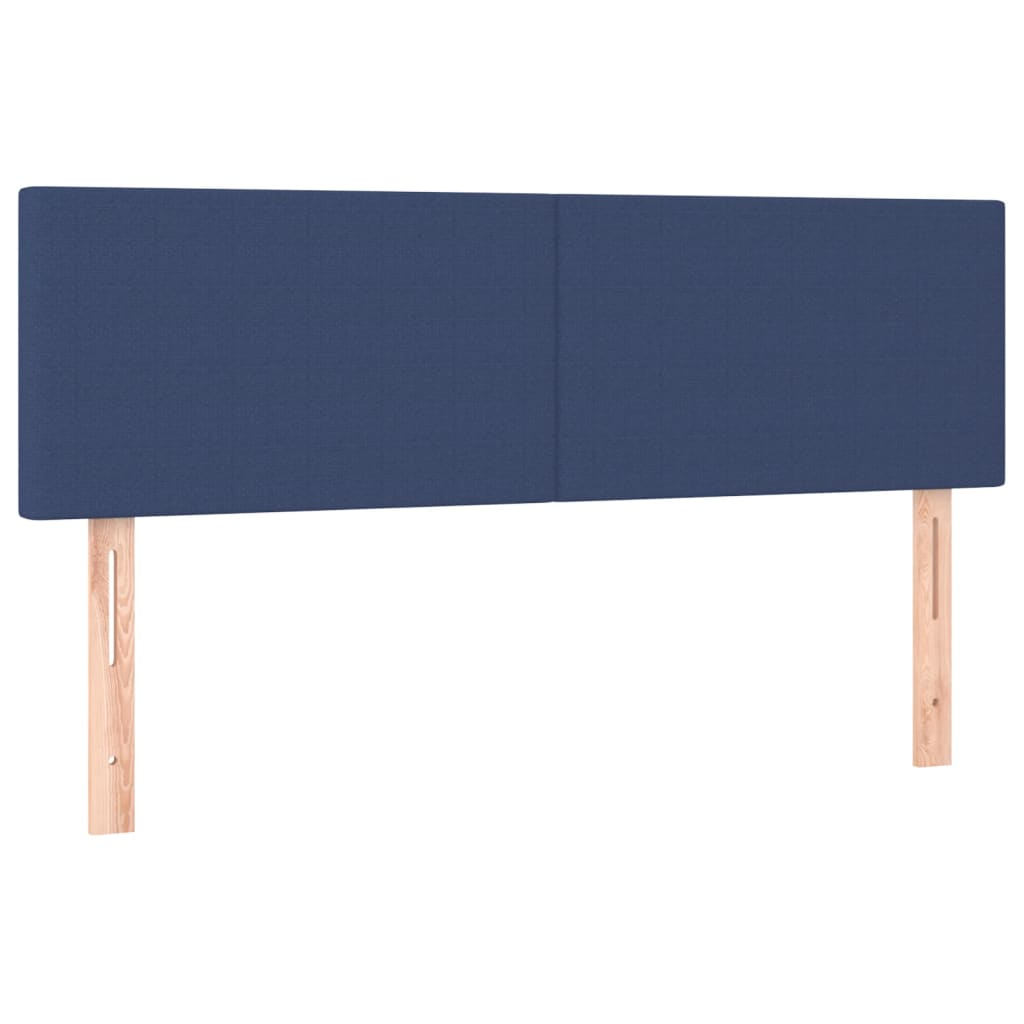 2 db kék szövet fejtámla 72 x 5 x 78/88 cm (345790)