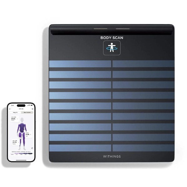 Withings Body Scan Smart Digitális Személymérleg - Fekete (WBS08-BLACK-ALL-INTER)