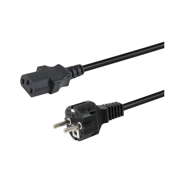 Equip 112111 cabo de energia Preto 3 m CEE7/7 IEC C13