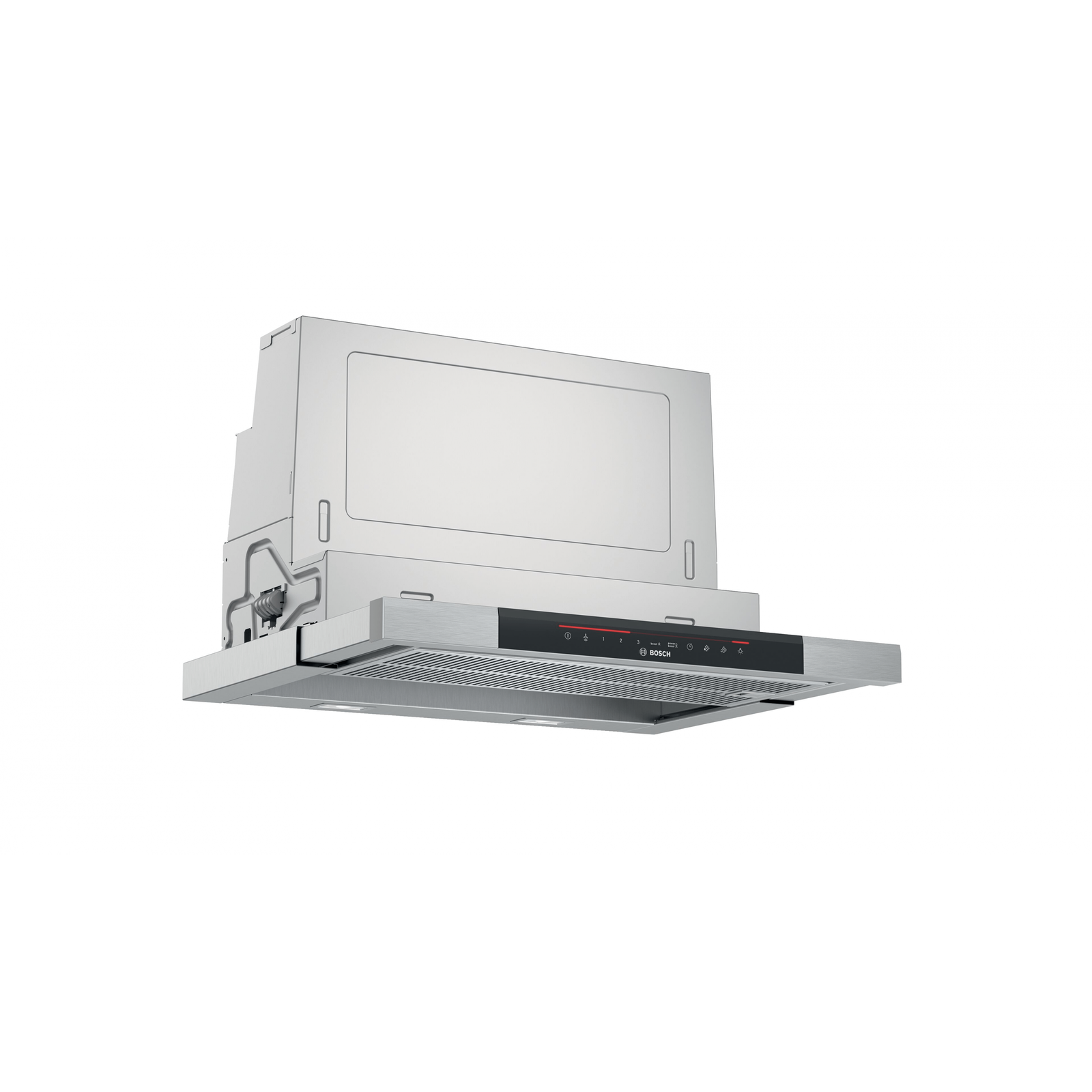 Bosch Serie 8 DFS067K51 konyhai szagelszívó Félig beépített (kihúzható) Rozsdamentes acél 717 m³/h A (DFS067K51)