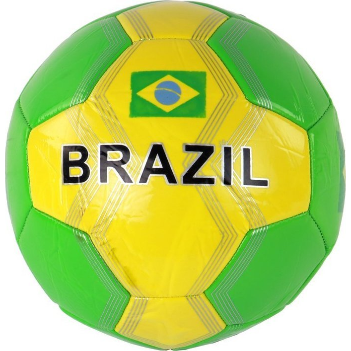 Lean Toys Labdarúgás 5-Ös Méret Brazil Zászló 24 cm (13182)
