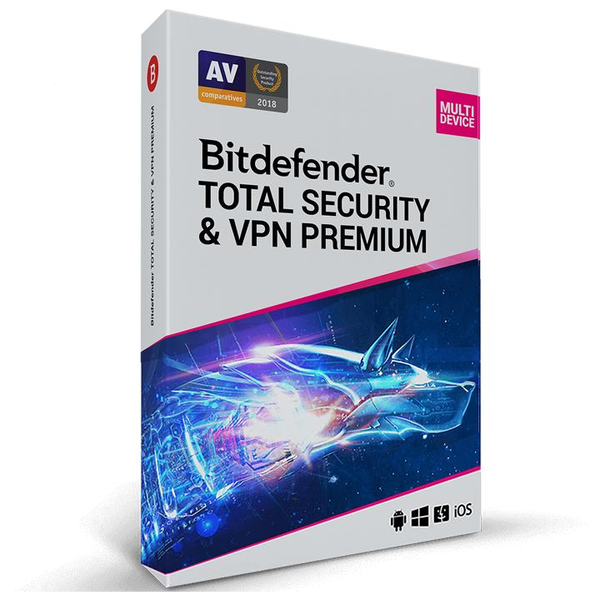 Bitdefender Premium VPN - 10 eszköz / 1 év
