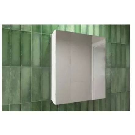 AQ.401-1506011 / AQUAFORM / OTTIMA / SZAFKA WISZĄCA Z LUSTREM 60X60X15 DSM BIAŁY POŁYSK /