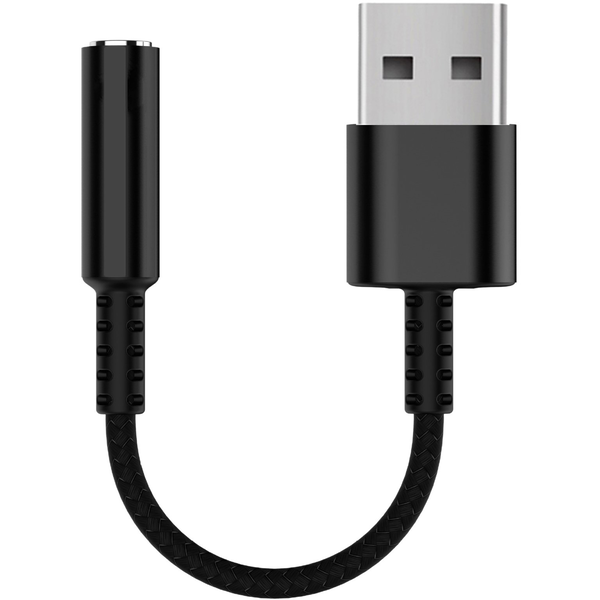 Equip 147945 cabo de áudio 0,15 m 3.5mm USB Type-A Preto