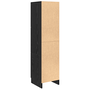 Sideboard Negru de Stejar Stejar Negru MDF și Lemn Medie