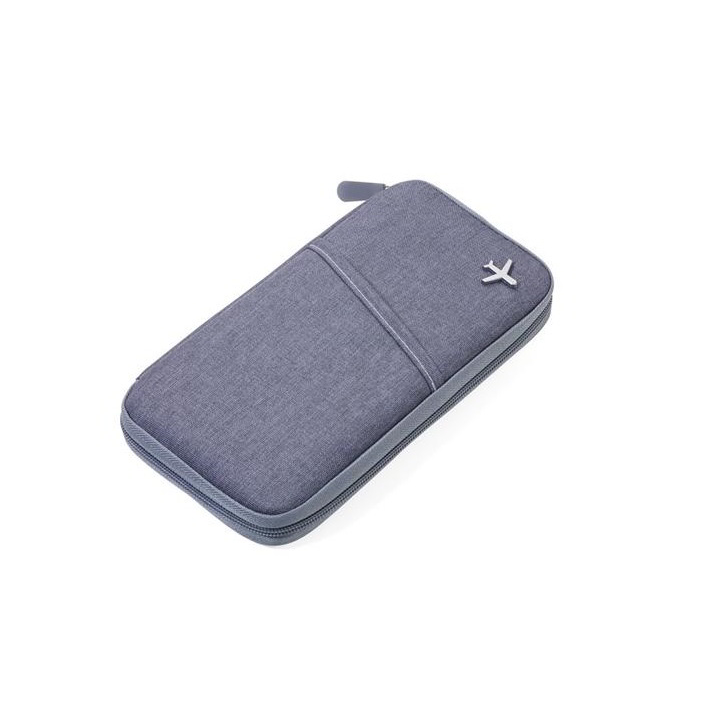 Troika Safe flight Dokumentumtároló RFID védelemmel - Szürke (TRV20/GY)