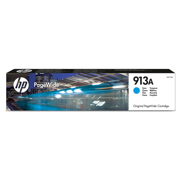 HP 913A Cyan Original PageWide Cartridge inkoustová náplň 1 kusů Standardní výtěžnost