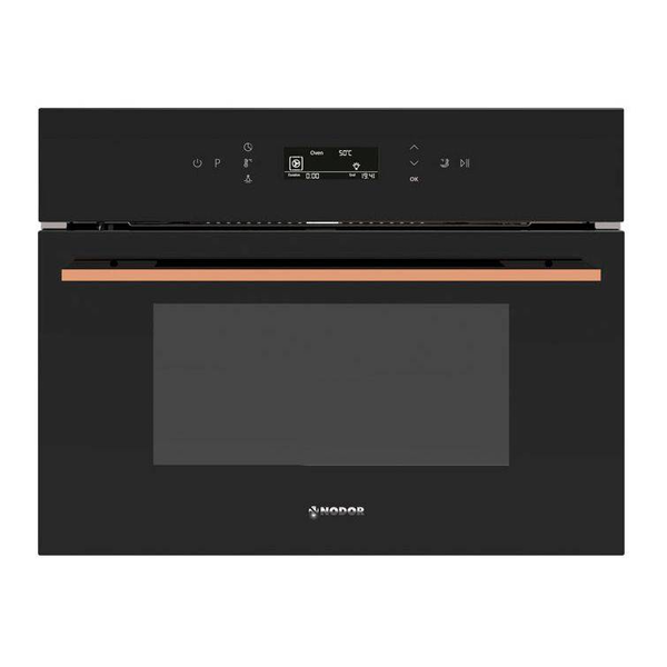Nodor NorChef MW-4800 CU beépíthető mikrohullámú sütő 40 literes fekete