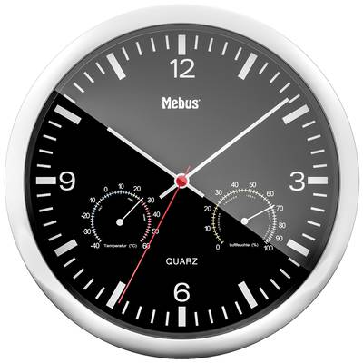 Mebus  (56731) Kvarc Falióra 25 cm x 4 cm Ezüst