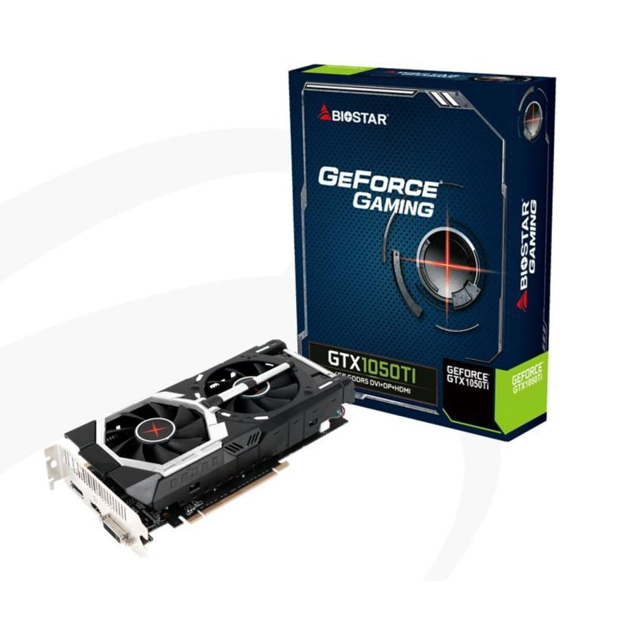 Biostar GeForce GTX 1050 Ti 4GB GDDR5 Videókártya (VN1055XF41)