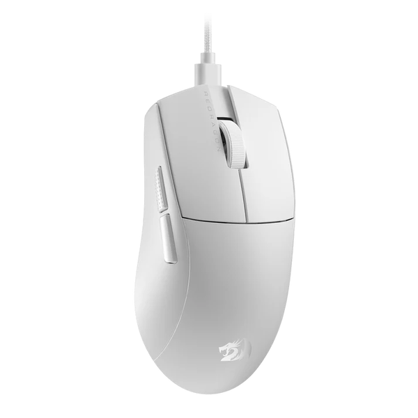 Redragon M724W THRONE Vezetékes Gaming Egér - Fehér, 12400 DPI