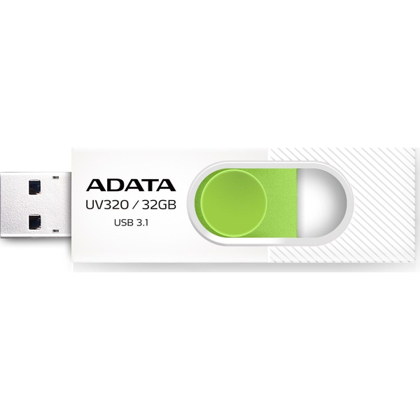 ADATA UV320 USB-nøgle 32 GB USB Type-A 3.2 Gen 1 (3.1 Gen 1) Grøn, Hvid