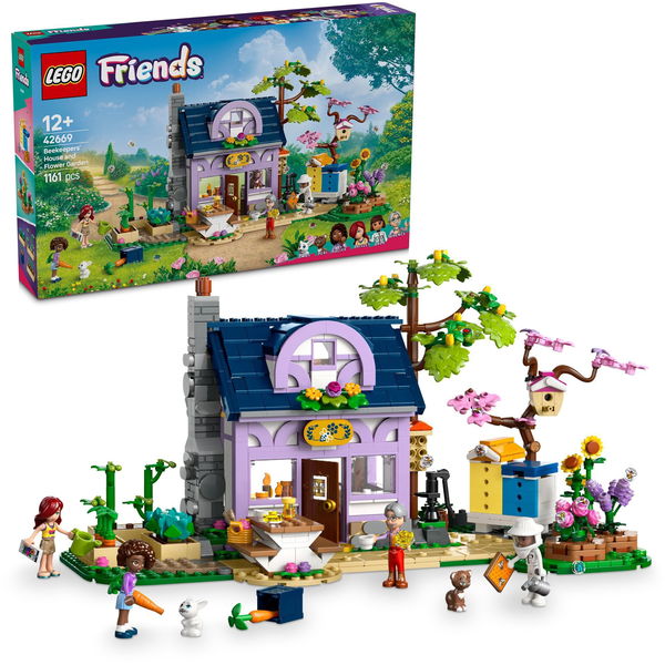 LEGO® Friends Méhészek háza és virágoskert 42669