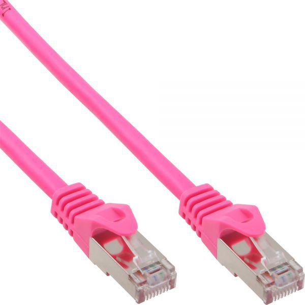 InLine 4043718125883 netwerkkabel Roze 0,3 m Cat5e SF/UTP (S-FTP)