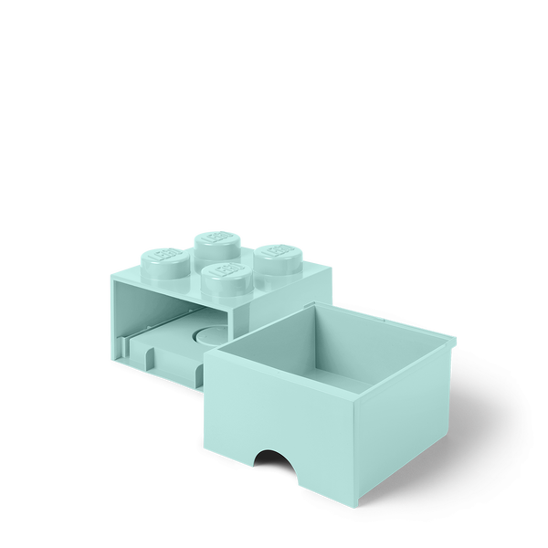R.C. LEGO Brick Drawer 4 AQUA BLUE  40051742