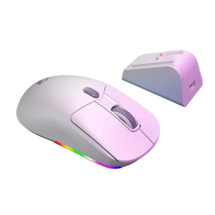 Meetion GW38 Gaming Egér - Vezetékes/2.4G/Bluetooth - Fehér (GW38WHITE)