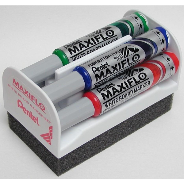 Fixy bílé na tabule PENTEL MAXIFLO S