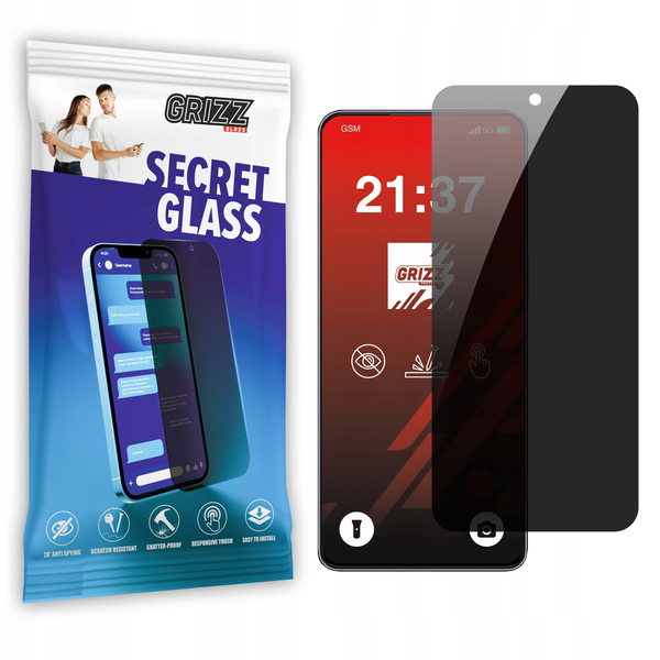 Szkło prywatyzujące GrizzGlass SecretGlass do Ulefone Note 18 Pro