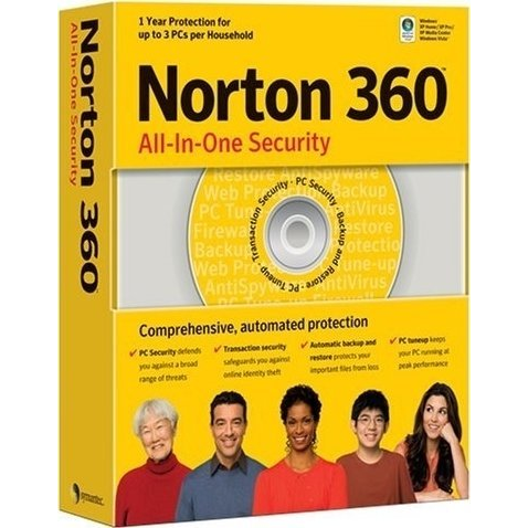 Norton 360 (EN) WinXP/Vista Irodai programcsomag 1 licenc(ek) Angol (LC/LC DPX-SM)
