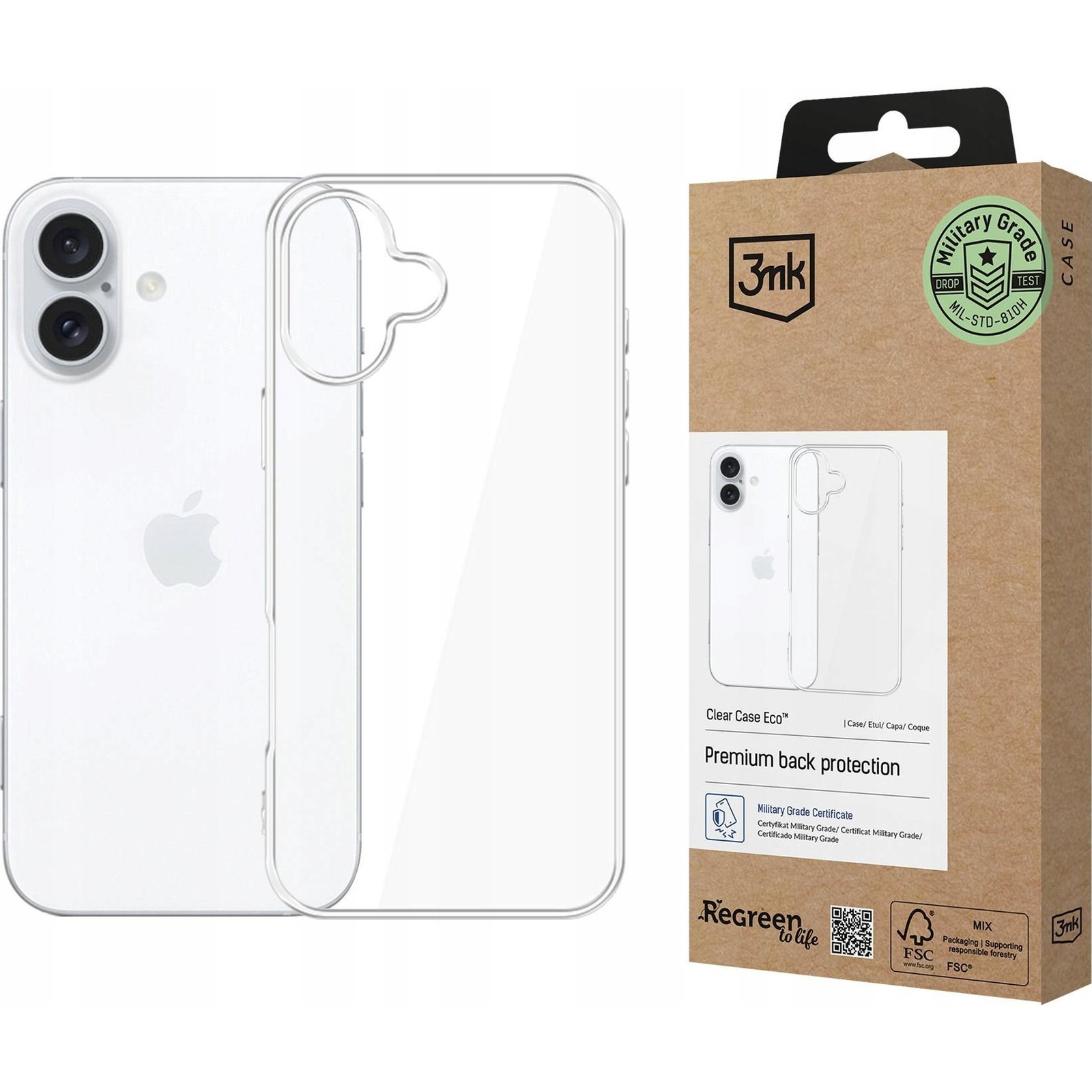 3mk Átlátszó Telefontok Eco GRS CU 1304127 Apple iPhone 16 ( )