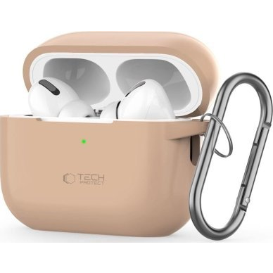 Pouzdro Tech-protect pro Apple AirPods Pro 1 / 2 hnědé