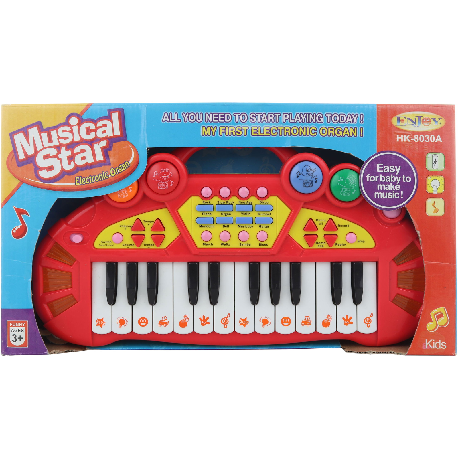 Elemes játék zongora (8592386007190)