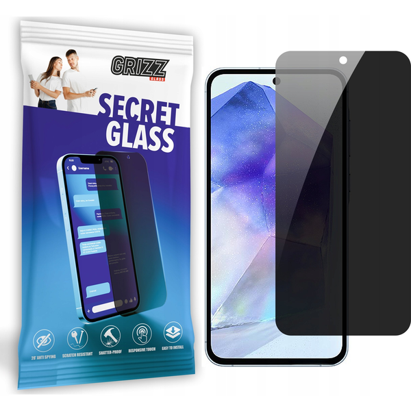  GrizzGlass Szkło prywatyzujące GrizzGlass SecretGlass do Samsung Galaxy A55