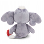 NICI 61486 Maskotka pluszowa Słoń Love ciemnoszary 32cm z magnesem w kształcie serca GREEN
