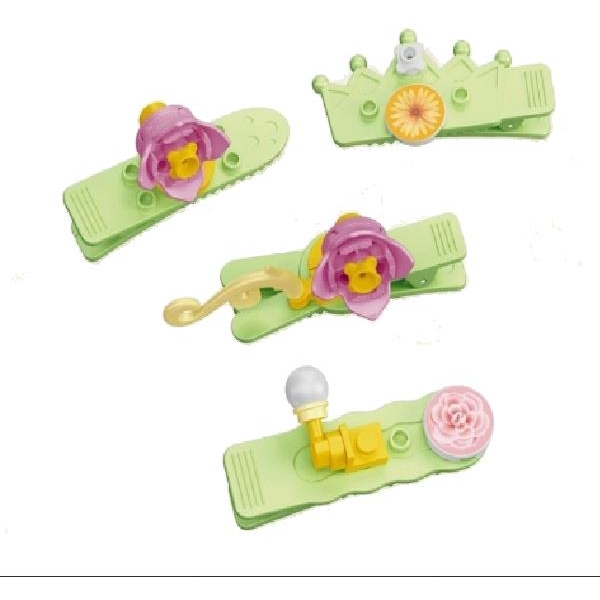 DENKO TOYS DIY Blocks Hair Ornaments Flower Series 30 pcs (DK2103)