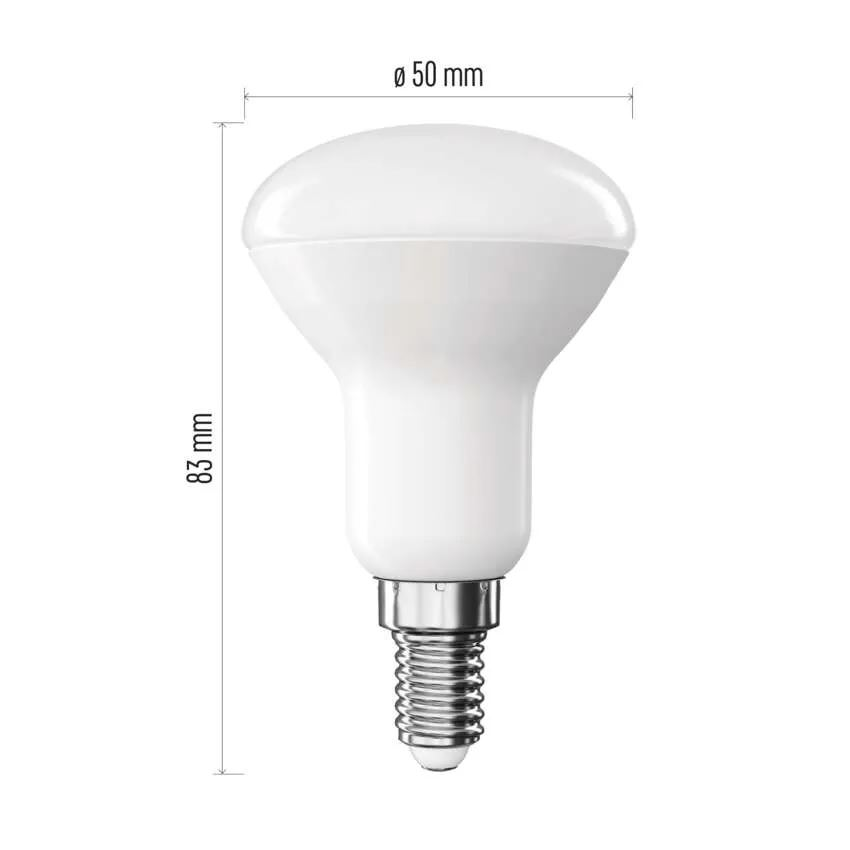 Emos Classic R50 / E14 / 4,2W (40W) / 470 lm / meleg fehér LED izzó (ZQ7E21) (ZQ7E21)