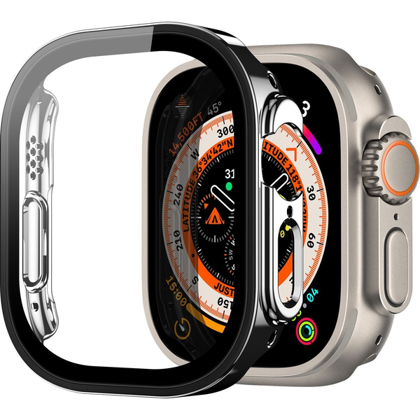  Dux Ducis Dux Ducis Hamo etui do Apple Watch Ultra 49 mm metaliczny pokrowiec na smartwatch czarne