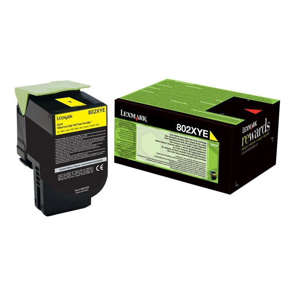 Lexmark 80C2XYE toner 1 kusov Originál Žltá