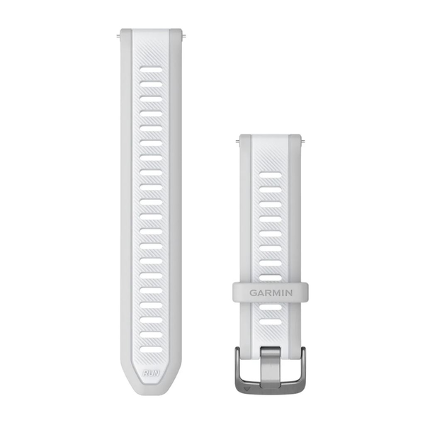 Garmin Quick Release (20mm) szilikon óraszíj szürke-fehér (010-11251-AH)