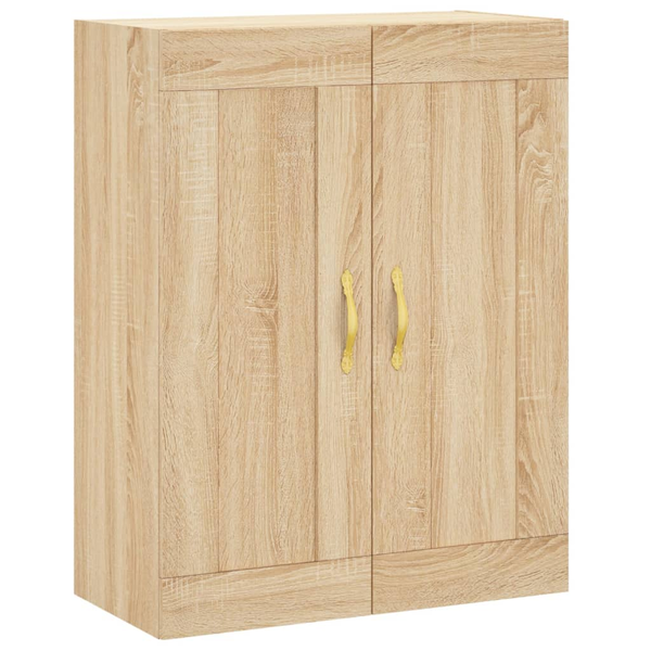 Dulap TV pe perete stejar sonoma, 69,5x34x90 cm, lemn prelucrat