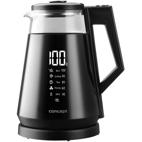 Hervidora Electrica 1,7l Hervidor Vidrio Tetera