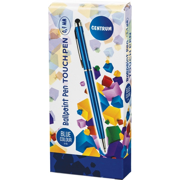 Centrum TOUCH 0,7 mm kék nyomógombos golyóstoll (P3011-0014)